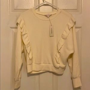 Ruffle Sweatshirt